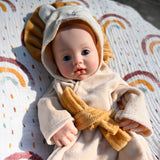 12/13/16 inches Full Silicone Reborn Baby Bathrobe