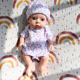 [Ava] 11'' Realistic Reborn Silicone Doll