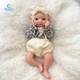 [Owen] 18'' realistische Babypuppe aus Silikon