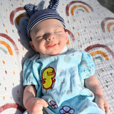 [Neil] 16'' Lifelike Full Body Silicone Reborn Doll | Drink & Pee Function