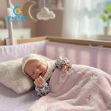 [Emma] 13'' Adorable Squishy Silicone Reborn Baby Doll | Drink & Pee Function