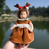 6 inches Merry Christmas Reborn Doll Clothes Accessories Set