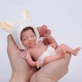 ７inch Full Body Silicone Mini Reborn Dolls Girl