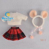 6 inches Merry Christmas Reborn Doll Clothes Accessories Set