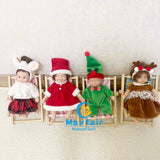 6 inches Merry Christmas Reborn Doll Clothes Accessories Set