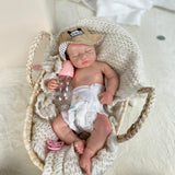 [Addison] 18 inches Lifelike silicone reborn baby doll