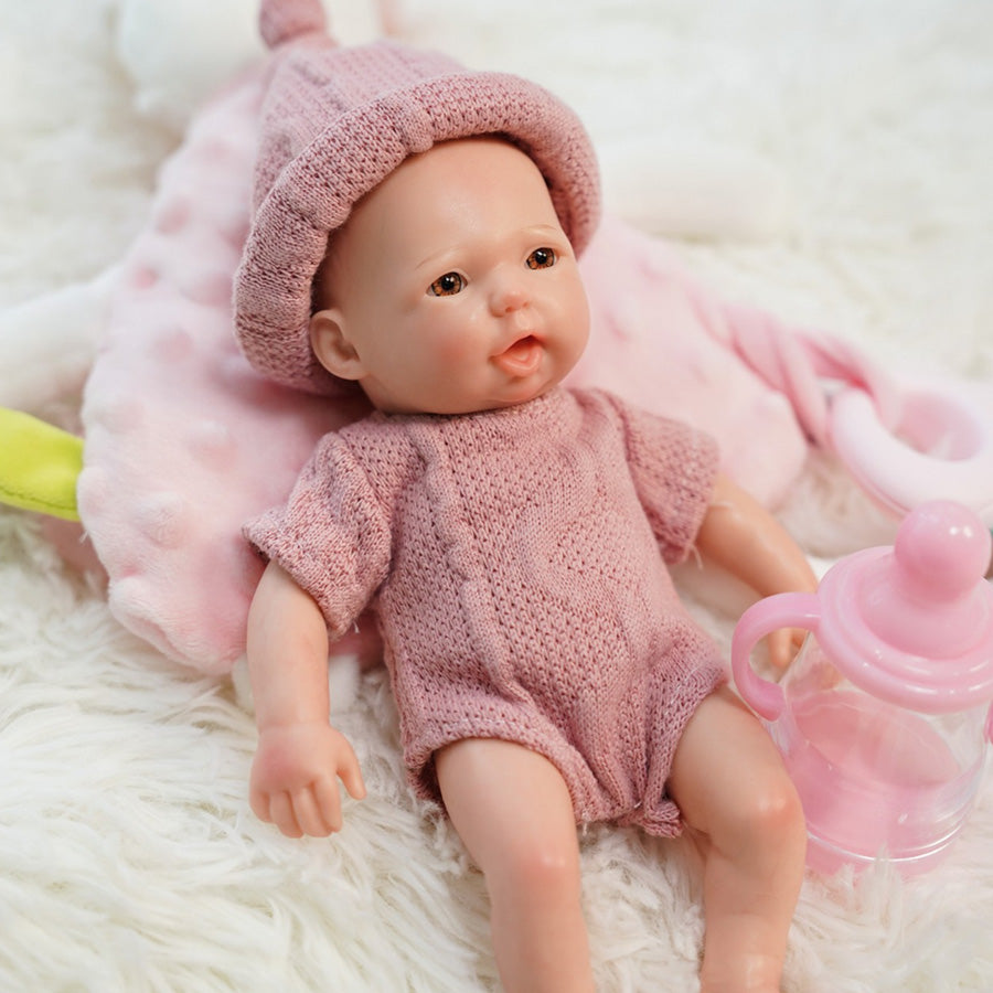 8'' Cute Mini Silicone Dolls