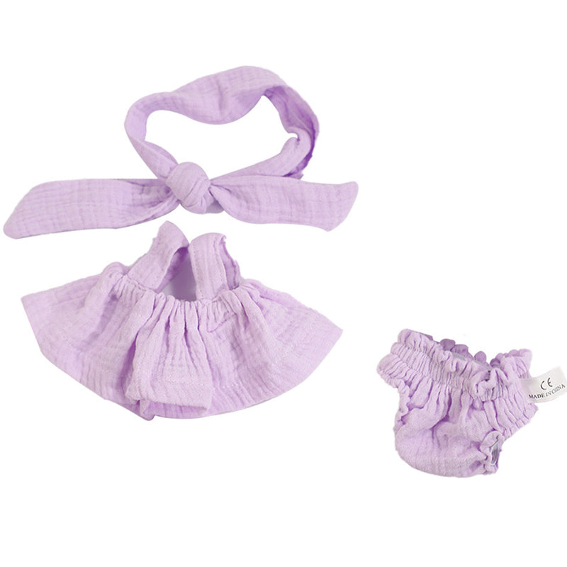 12/13 inches Full Silicone Reborn Baby Doll Clothes Set