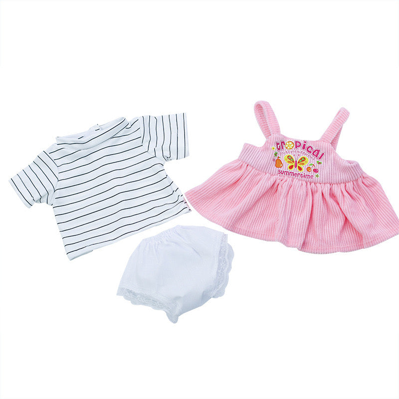 13inches Full Silicone Reborn Baby Doll Clothes Set