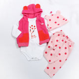 20"- 22" Baby Doll Accessories Clothes Outfit Set Newborn Girl