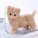 Full Silicone Reborn Cat Toys Pure Simulation Cat Gift