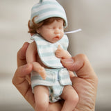 7inch Silicone Mini Baby Doll Girl Newborn