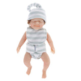 7 inch Realistic Mini Silicone Reborn Dolls Baby Girl