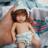 7inch Silicone Mini Baby Doll Girl Newborn