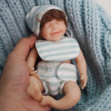 7 inch Realistic Mini Silicone Reborn Dolls Baby Girl