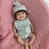 7 Inch Mini Silicone Baby Dolls Baby Girl