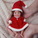 7 Inch Mini Silicone Baby Dolls Baby Girl