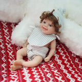 7 Inch Mini Silicone Baby Dolls Baby Girl