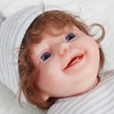 7 Inch Mini Silicone Baby Dolls Baby Girl