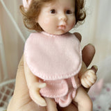 7 inch Silicone Mini Reborn Baby Girl