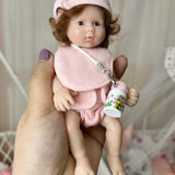 7 inch Silicone Mini Reborn Baby Girl