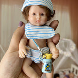 7 inch Full Silicone Mini Reborn Dolls Bab Boy