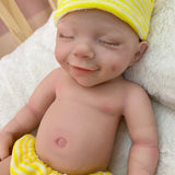 [Neil] 16'' Lifelike Full Body Silicone Reborn Doll | Drink & Pee Function