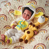 [Duke] 16 Inches Full Body Silicone Black Reborn Doll Boy | Drink & Wet System