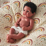 [Nala] 16 Inches Full Body Silicone Black Reborn Doll Girl |  Drink & Wet System