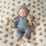 [Porter]18'' Realistic Reborn Silicone Doll Boy Open Mouth Have Pacifier| No Drink & Wet System