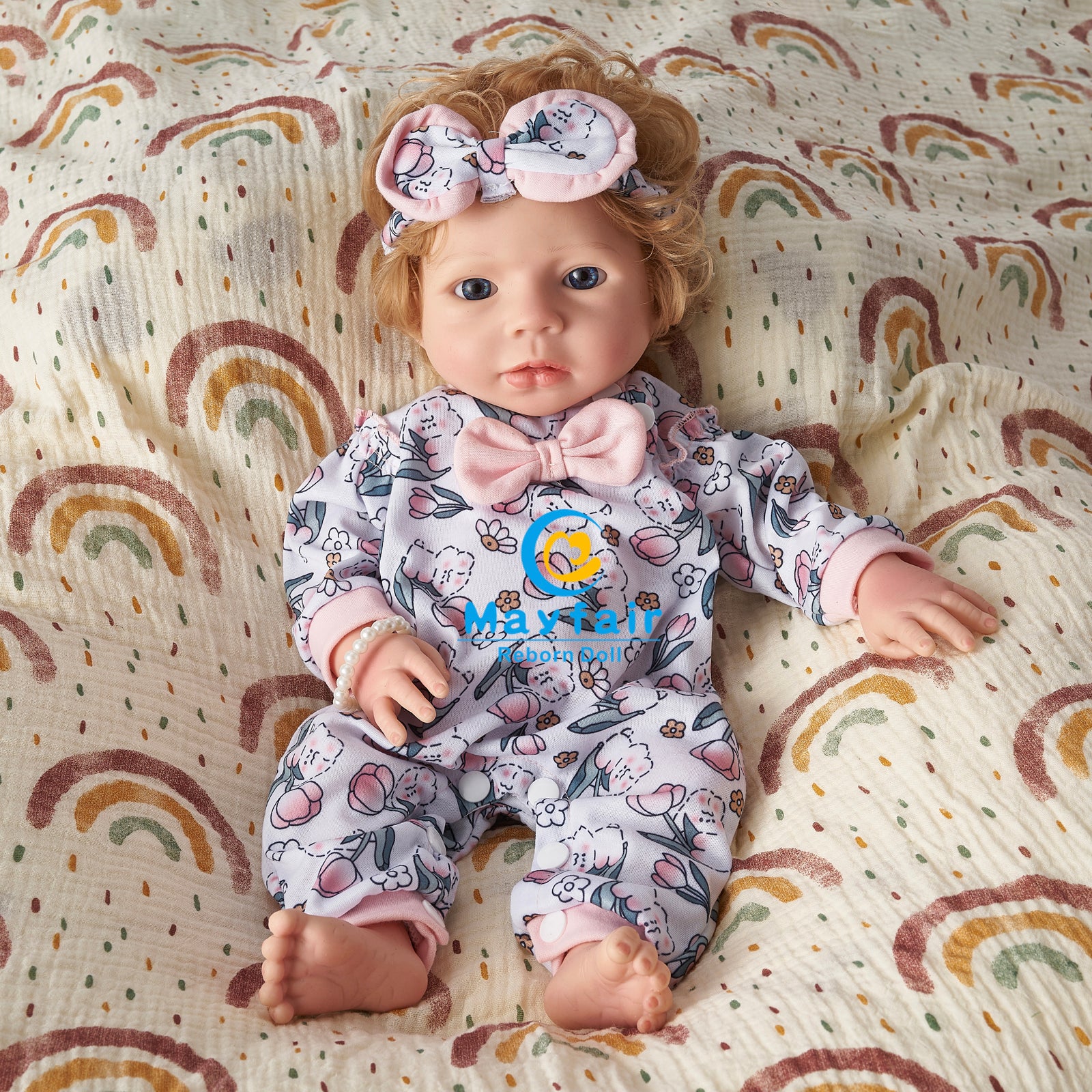 [Elizabeth] Bebé Reborn de silicona realista de 18 pulgadas