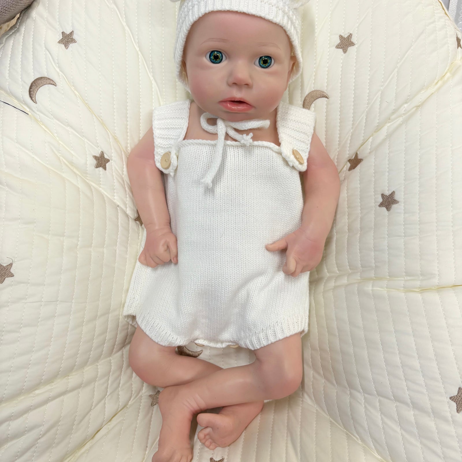 [Lila] 18‘’ Full Body Silicone Reborn Doll With Drink Wet System