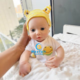 [Nora] 13'' Realistic Full Body Silicone Baby Doll Boy | Drink & Pee Function