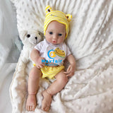 [Nora] 13'' Realistic Full Body Silicone Baby Doll Boy | Drink & Pee Function