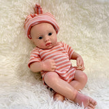 [Norman] 13'' Realistic Silicone Newborn Baby Doll Boy | Drink & Pee Function