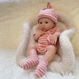 [Norman] 13'' Realistic Silicone Newborn Baby Doll Boy | Drink & Pee Function