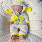 [Luke] 16‘’ Realistic Full Silicone Reborn Doll With Drink & Wet System