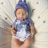 [Luke] 16‘’ Realistic Full Silicone Reborn Doll With Drink & Wet System