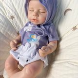 [Luke] 16‘’ Realistic Full Silicone Reborn Doll With Drink & Wet System