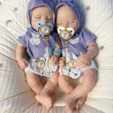 [Luke] 16‘’ Realistic Full Silicone Reborn Doll With Drink & Wet System