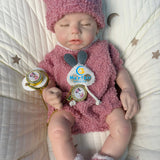 [Luke] 16‘’ Realistic Full Silicone Reborn Doll With Drink & Wet System