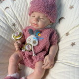 [Luke] 16‘’ Realistic Full Silicone Reborn Doll With Drink & Wet System