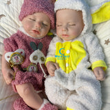 [Luke] 16‘’ Realistic Full Silicone Reborn Doll With Drink & Wet System