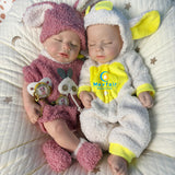 [Luke] 16‘’ Realistic Full Silicone Reborn Doll With Drink & Wet System