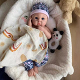 [Sofia] 20'' Lifelike Full Silicone Newborn Baby Doll | Drink & Pee Function