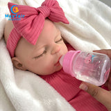 [Victoria] Muñeca recién nacida realista de 22 pulgadas, bebé de silicona