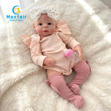 [Violeta] Muñeca bebé de silicona realista de 22''