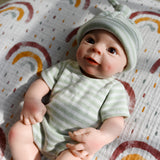 [Jack] 13'' Realistic Silicone Baby Doll | Full Body Silicone