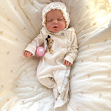 [Sarah] 20'' Realistic Flexible Full Body Silicone Reborn Doll | Drink & Pee Function