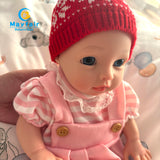 [Emily] 13'' Realistic Silicone Reborn Baby Doll | Drink & Ｗet System